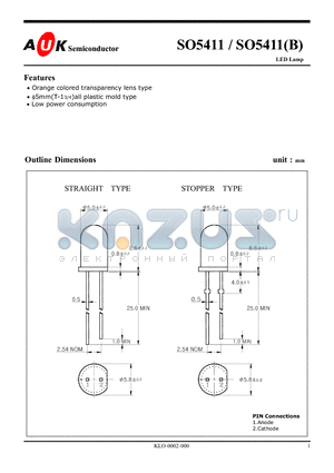 SO5411B datasheet - LED Lamp