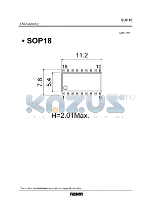 SOP18 datasheet - LSI Assembly