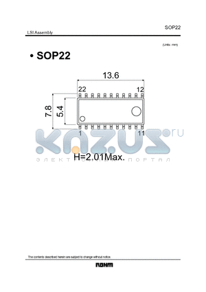 SOP22 datasheet - LSI Assembly