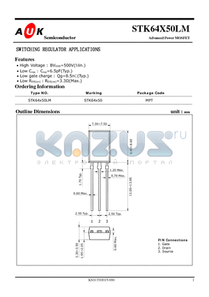 STK64X50LM datasheet - Advanced Power MOSFET