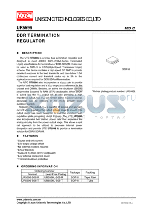 UR5596 datasheet - MOS IC