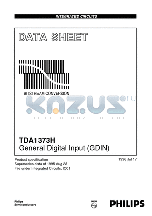 TDA1373H datasheet - General Digital Input GDIN