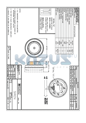 VW-05MR-RL datasheet - SIREN