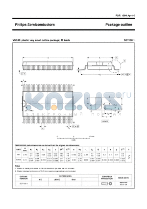 SOT158-1 datasheet - Package outline