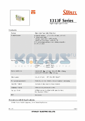 URYB1313F datasheet - RIGHT ANGLE TYPE TRI-COLOR