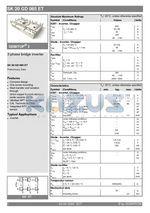 SK20GD065ET_06 datasheet - 3-phase bridge inverter
