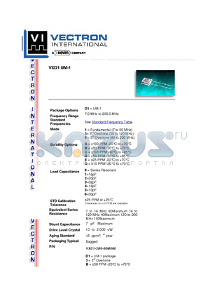 VXD1_06 datasheet - VXD1