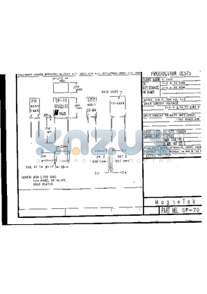 SP-70 datasheet - SP-70