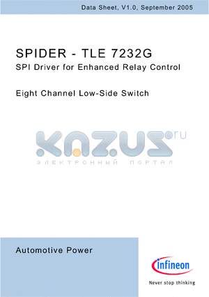 SP0000-89034 datasheet - SPI Driver for Enhanced Relay Control