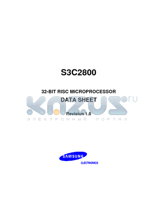 S3C2800 datasheet - 32-BIT RISC MICROPROCESSOR