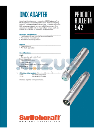 S3F5M datasheet - DMX ADAPTER