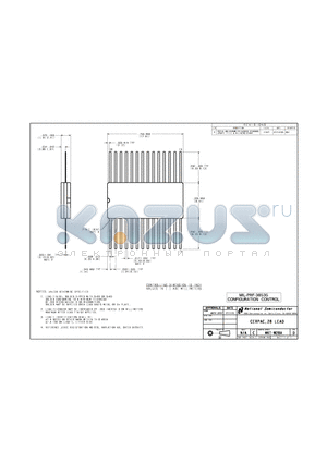 W28A datasheet - CERPAC, 28 LEAD