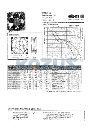 W2G110 datasheet - Brushless DC