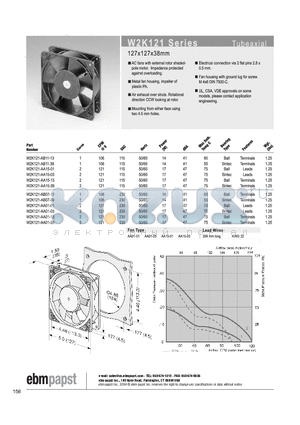 W2K121-AA01-01 datasheet - TUBEAXIAL