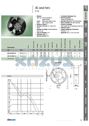 W2S130-BM15-01_11 datasheet - AC axial fans