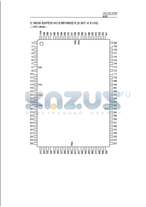 TE7751 datasheet - C-MOS SUPER I/O EXPANDER (8-BIT x 9 CH)