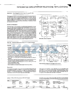 TEA1045 datasheet - Tone Ringer IC (14-Pin Plastic Package TO-116)