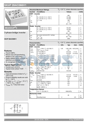 SKIIP28AC066V1_06 datasheet - 3-phase bridge inverter