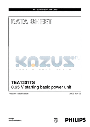 TEA1201TS datasheet - 0.95 V starting basic power unit