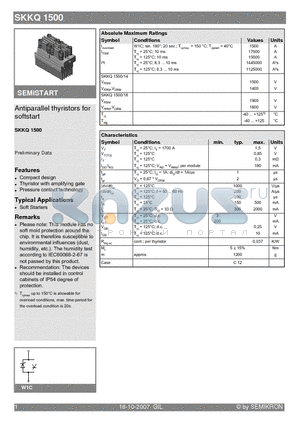 SKKQ1500_07 datasheet - Antiparallel thyristors for softstart