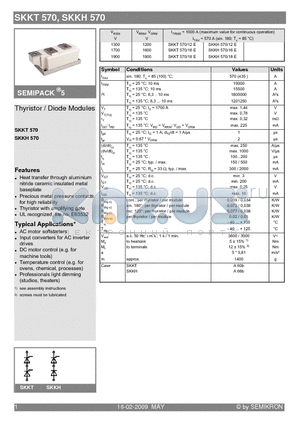 SKKT570_09 datasheet - Thyristor Diode Modules