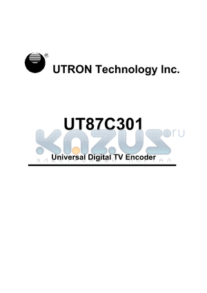 UT87C301 datasheet - UNIVERSAL DIGITAL T ENCODER