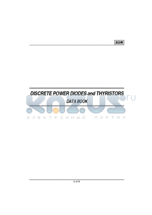 S50L datasheet - FAST RECOVERY DIODES Hockey Puk Version