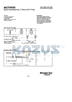 UTX3105 datasheet - RECTIFIERS