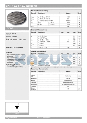 SKR3 datasheet - DIODE