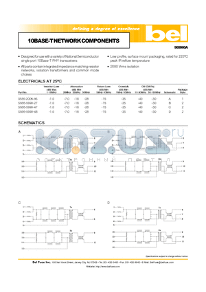 S556-5999-48 datasheet - 10BASE-TNETWORKCOMPONENTS