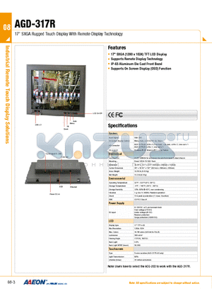 TF-AGD-317RHTT-A2-1010 datasheet - 17