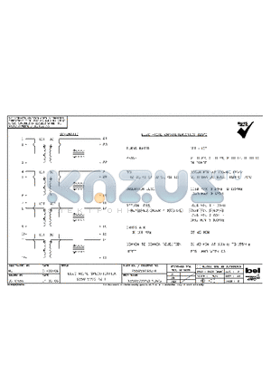 S558-5999-AZ-F datasheet - 10/100BT MAGNETICS MODULE