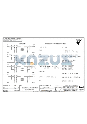 S558-5999-BA-F datasheet - 10/100BT MAGNETICS MODULE