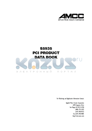 S5935 datasheet - PCI 5V Bus Master/Target Device 32-bit