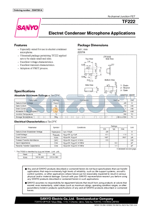 TF222 datasheet - N-channel Junction FET