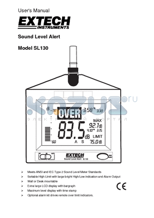 SL130 datasheet - Sound Level Alert