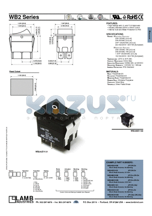 WB246D112S datasheet - WB2 Series