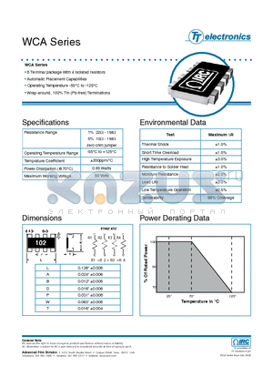 WCA-0804-1002-JPLT datasheet - WCA Series