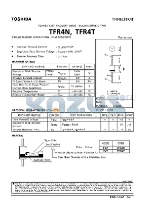 TFR4N datasheet - DIODE (STROBO FLASHER APPLICATIONS) (FAST RECOVERY)