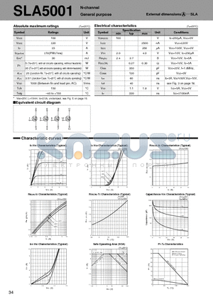 SLA5001 datasheet - N-channel General purpose