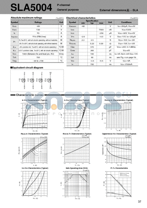 SLA5004 datasheet - P-channel General purpose