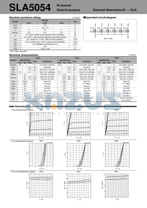 SLA5054 datasheet - N-channel General purpose