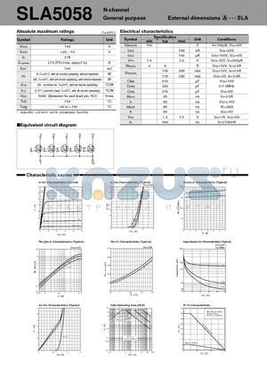 SLA5058 datasheet - N-channel General purpose