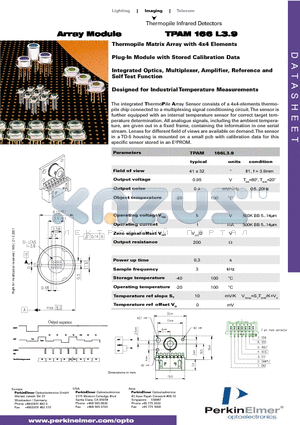 TPTPAMAM166 datasheet - Array Module