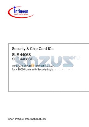 SLE4406SEC datasheet - Security & Chip Card ICs