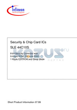 SLE44C10S-C datasheet - Security & Chip Card ICs