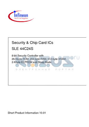 SLE44C20S-C datasheet - Security & Chip Card ICs