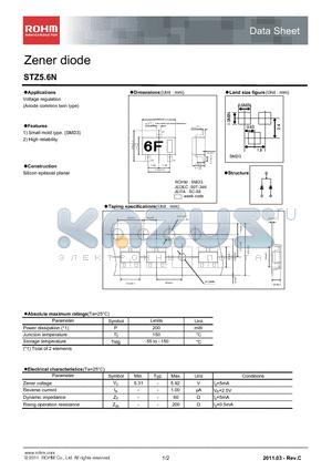 STZ5.6N datasheet - Zener diode