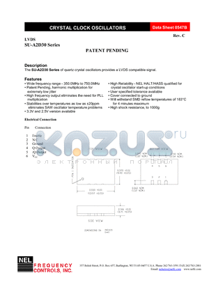 SU-A2D30-FREQ datasheet - LVDS