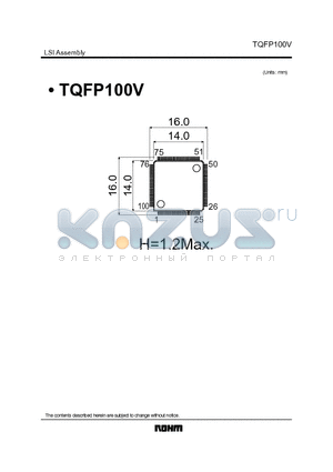 TQFP100V datasheet - LSI Assembly